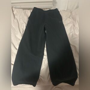 Aritzia Dark Green Wide Leg Sweatpants